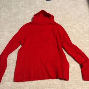 Jcrew red Turtleneck Sweater